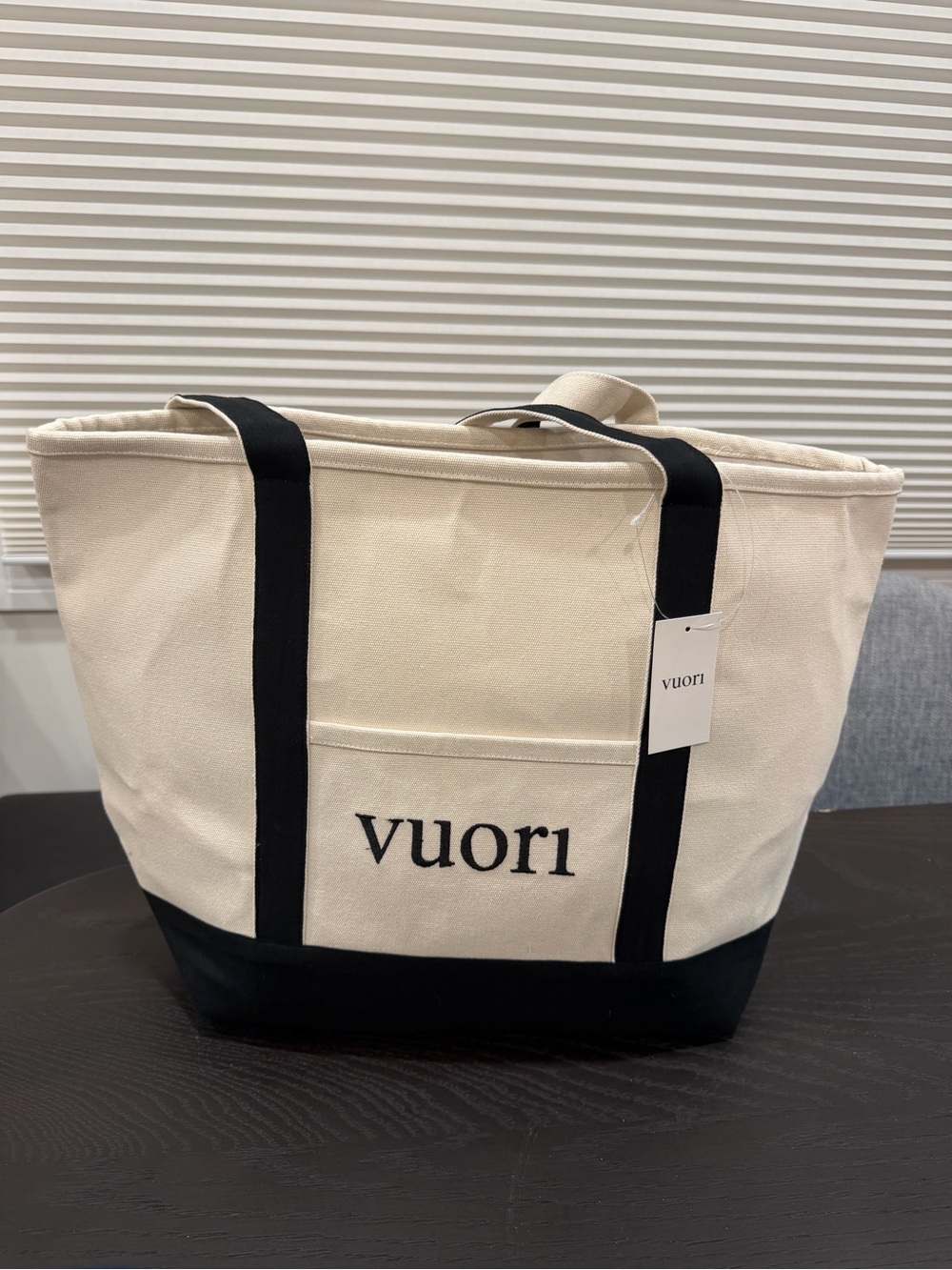 Vuori Canvas Tote with Front Pocket New With Tags!  2026